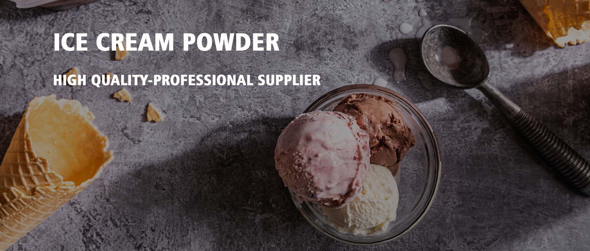 ice cream powder